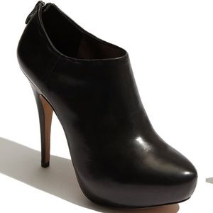 Vince Camuto Black Leather Booties